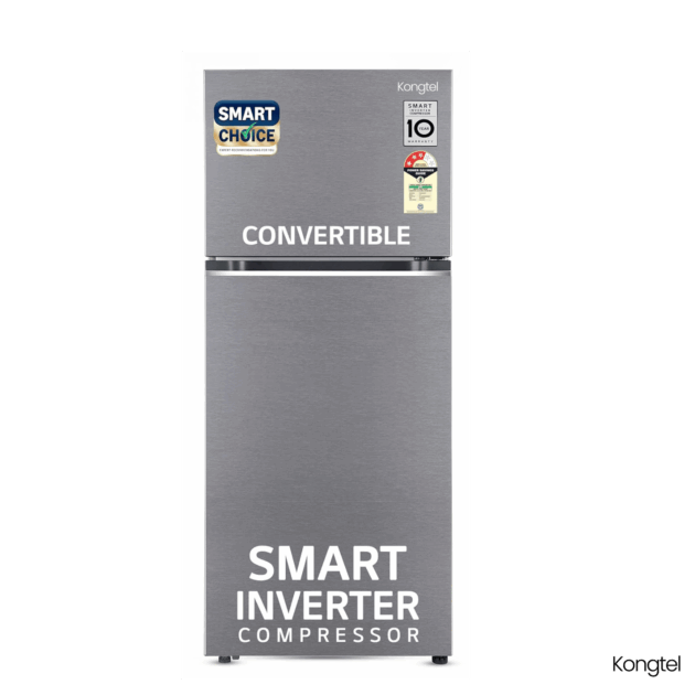 Kongtel - 322L 3-Star Frost-Free Smart Inverter Double Door Refrigerator