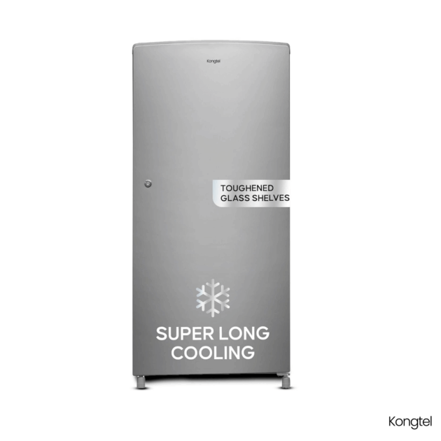 Kongtel - Direct-Cool Smart Inverter Compressor Single Door Refrigerator