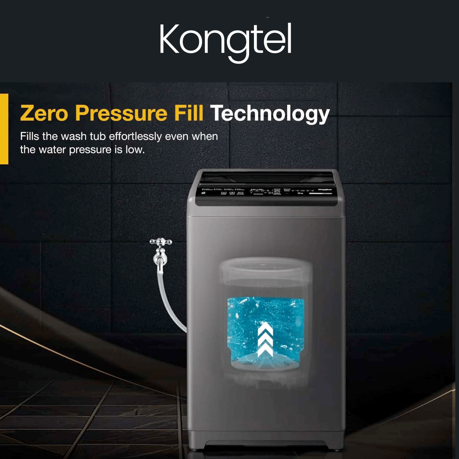 Kongtel Royal Fully-Automatic Top Loading Washing Machine - Image 3