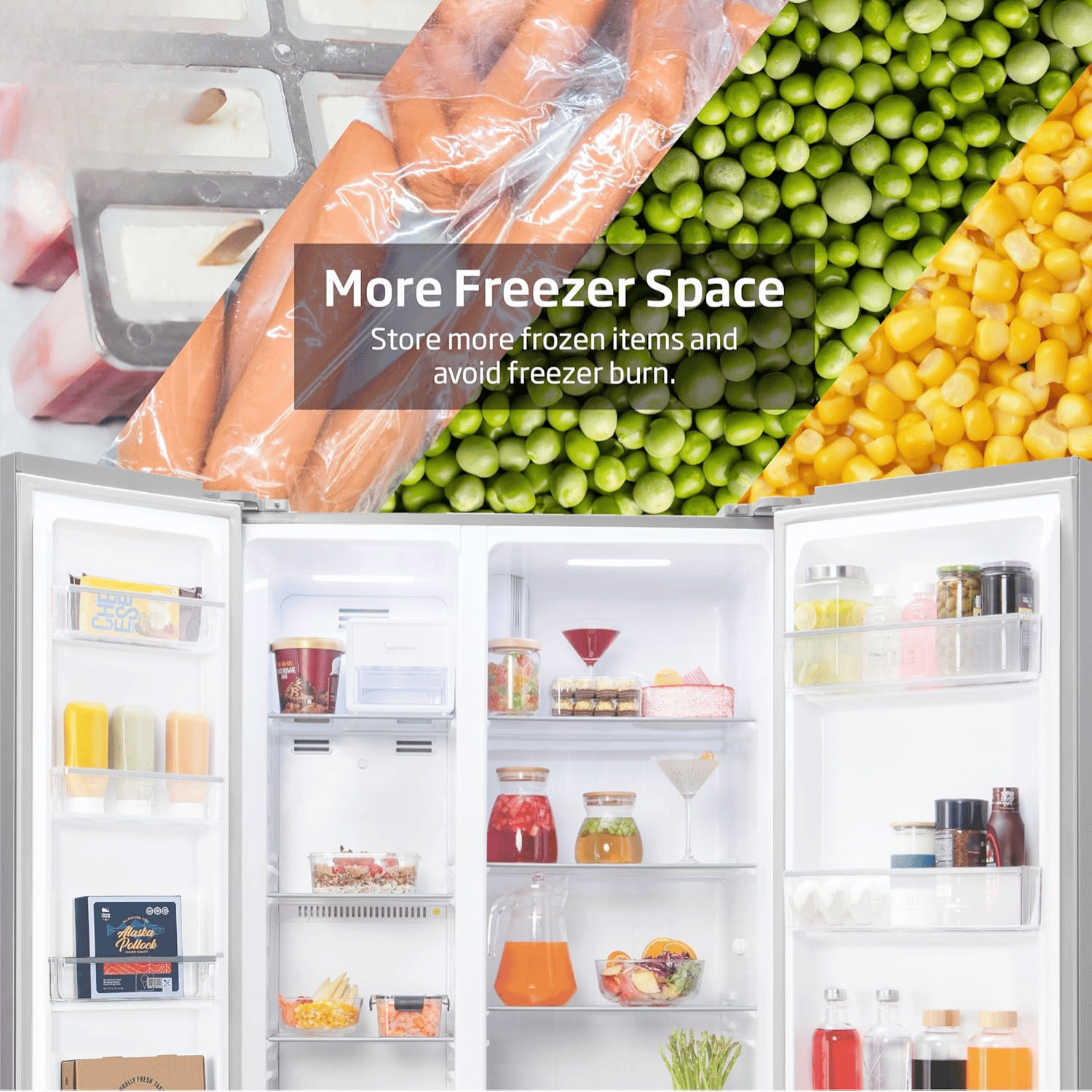 kONGTEL - 472L SBS Refrigerator - Image 2