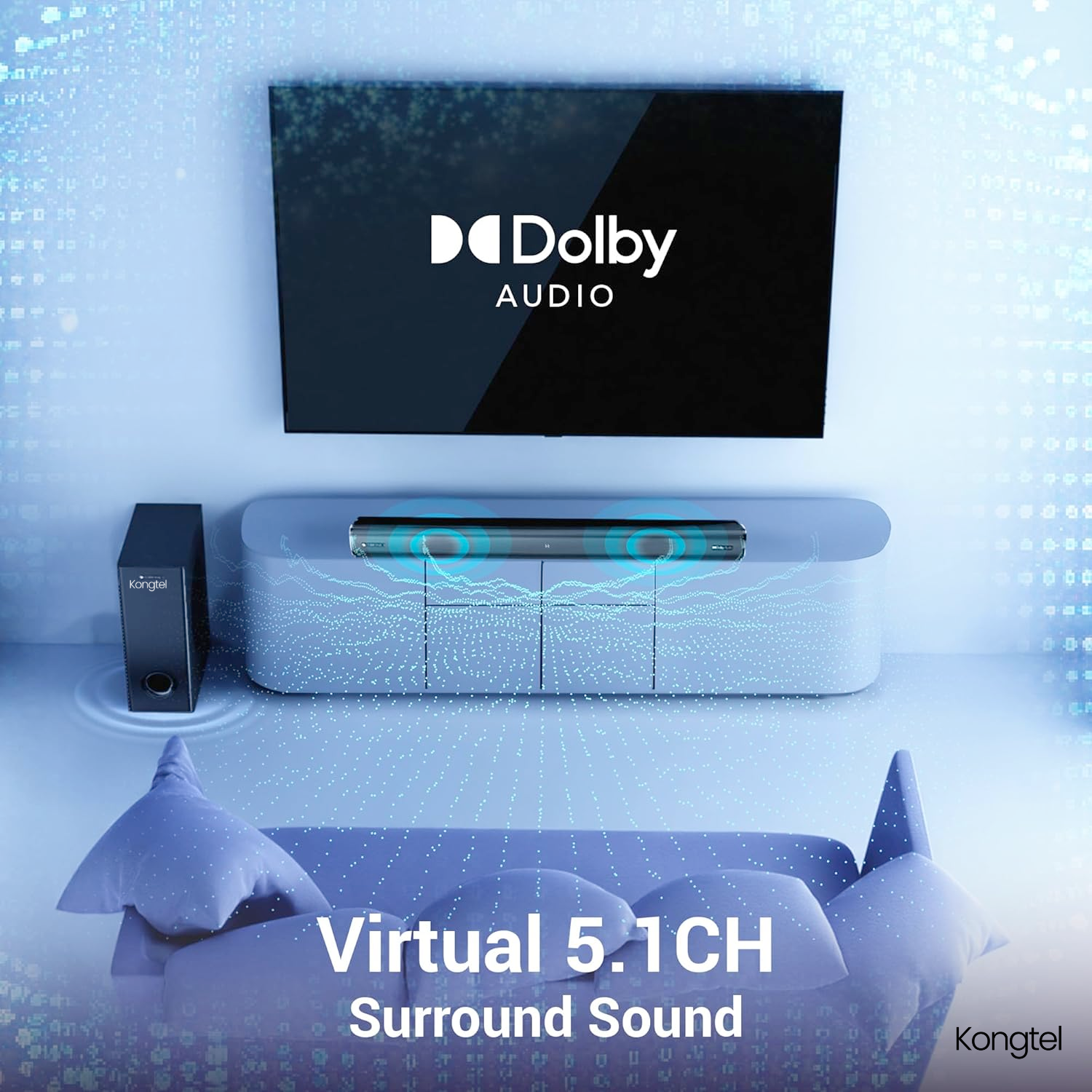 Kongtel - SBA20 16W Bluetooth Soundbar for TV - Image 3