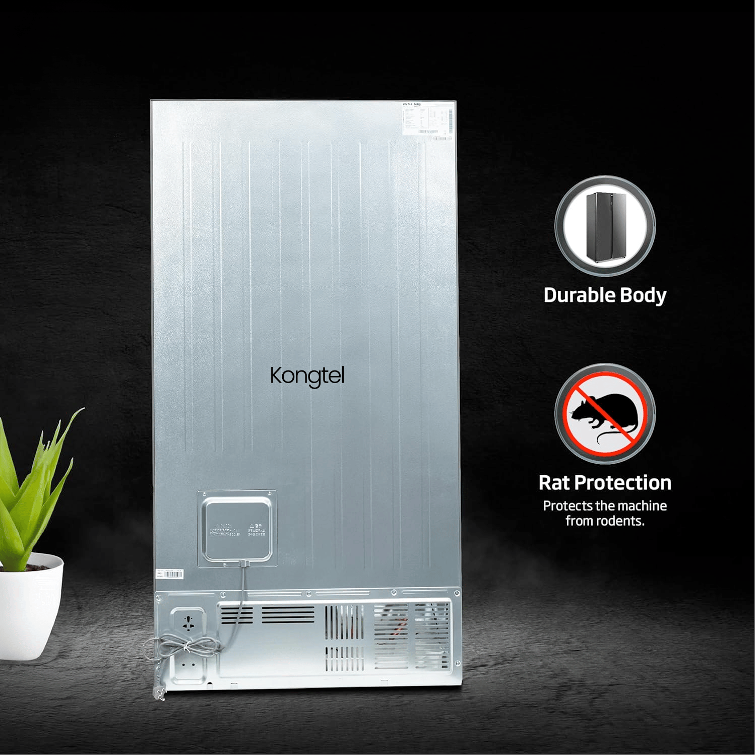 kONGTEL - 472L SBS Refrigerator - Image 4